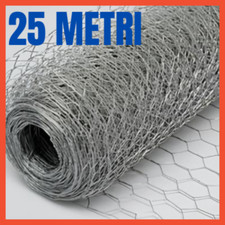 Rete Metallica per Recinzione Elettrosaldata Zincata Recinto per Galline Pollaio