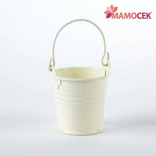 Secchiello latta h6 crema - h6,
