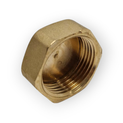 Calotta tappo femmina ottone - calotta,