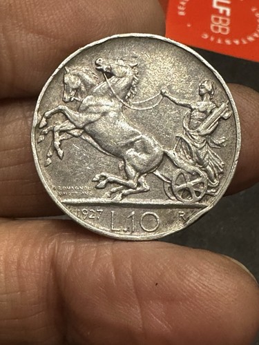 Moneta lire biga - 10,