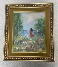 Smalto dipinto a mano vintage