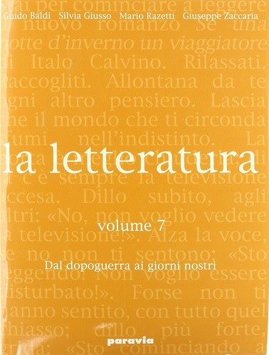 Letteratura vol 2 - la,