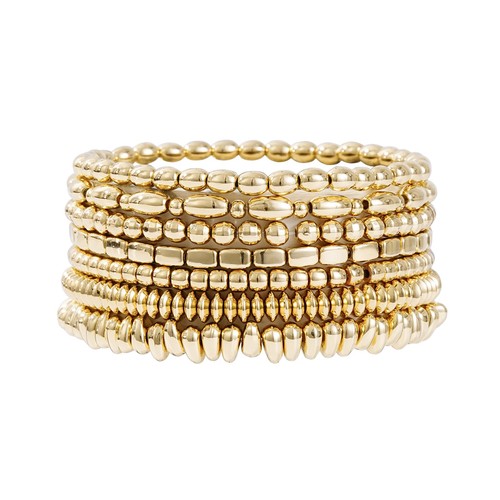 Bracciali perline placcati - di,