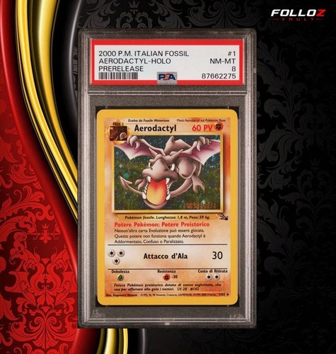 Carta pokemon aerodactyl 62 - carta,