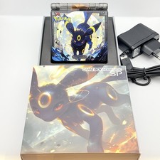 NINTENDO GAME BOY ADVANCE SP - IPS V4 - POKÉMON UMBREON - MENÙ OSD - NUOVO