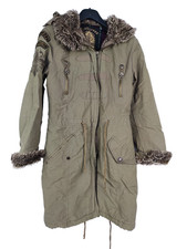 PARKA DONNA NINELIVES KAKI CON