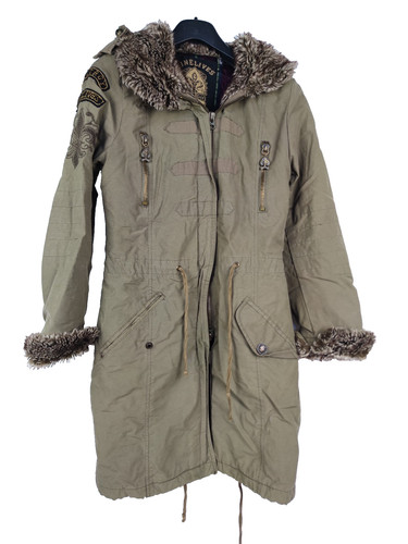 Parka donna ninelives kaki con - donna,