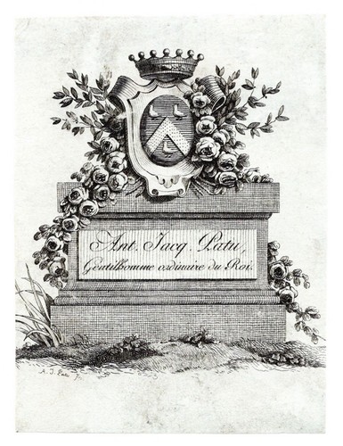Exlibris patu des hautschamps - patu,