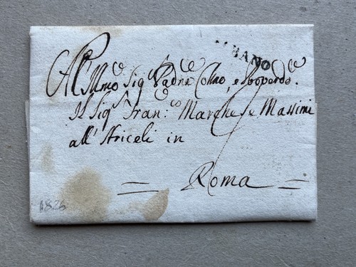 Lettera prefilatelica 1826 - m),