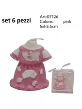 x Set 6 Pezzi Candele Cera A