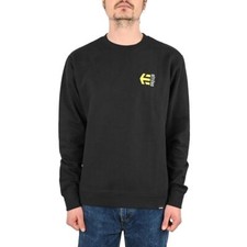 Etnies Corp Combo Pullover Felpa Crew - Nero/Giallo/Bianco