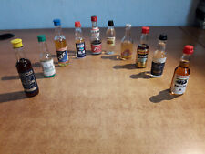 Lotto 10 Mignon liquori, alcolici vintage da collezione miniature mini bottles