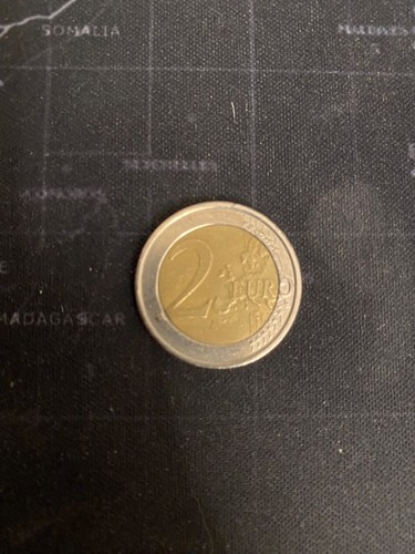 Moneta due euro con omino - moneta, 2