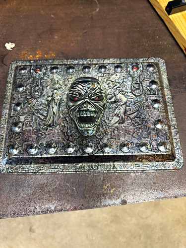 Iron maiden scatola latta - iron, di