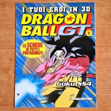Fascicolo #1 GOKU SS4 Schede I Tuoi Eroi In 3D DRAGON BALL GT De Agostini 2001