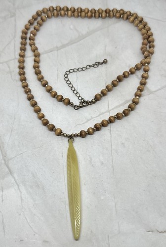 Ciondolo vintage legno con - vintage,