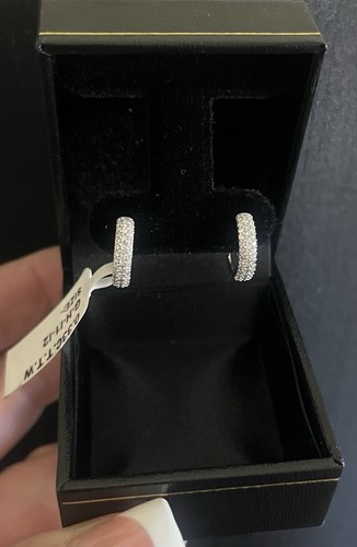 Orecchini cerchio diamanti - orecchini, oro