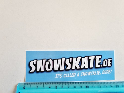 Adesivo snowskate sticker - snowskate.de,