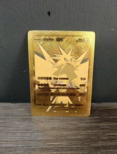 Carte Pokemon Zapdos GX Oro