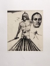 UGO ATTARDI - Acquaforte firmata e numerata 72/120