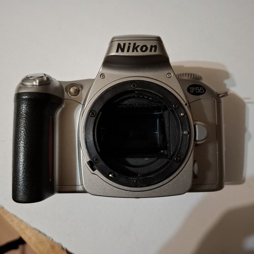 Nikon f55 silver funzionante - silver.,