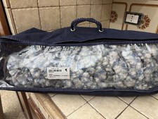 Tenda ciniglia grigio/blu