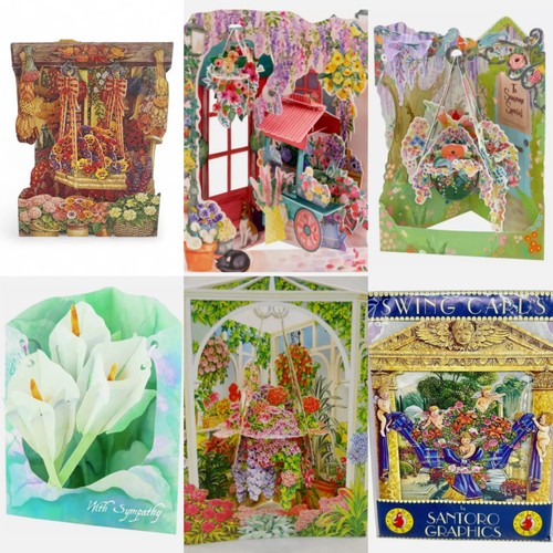 Santoro swing card fiori pop - santoro,