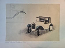 Lithographie par Condor:  bmv 1929. Vue 42cm X 60cm. 