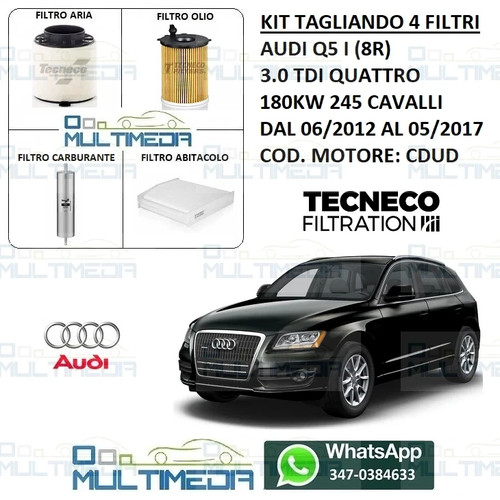 Kit tagliando filtri audi q5 - kit,