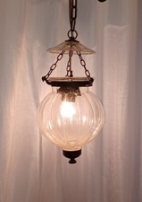 LANTERNA VENEZIANA ANTICO  VETRO SOFFIATO 1920