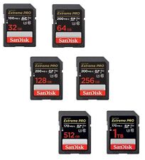 SanDisk SD Extreme Pro 32-512GB Classe 10 UHS-I 170MB/s per Fotocamere DSLR