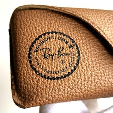 occhiali bausch&lomb RAY BAN case sunglasses custodia b&l leather gold vintage