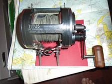 OKUMA TITANPLATINUM TI 90 MULINELLO DA TROLLING USATO CON FILO 4BB RAPPORTO 3.1:1