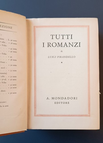 Tutti romanzi - tutti, i