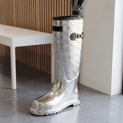 Portaombrelli argento 44cm - portaombrelli,