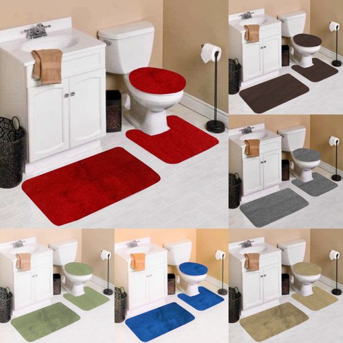 Set bagno pezzi con supporto - set, 3