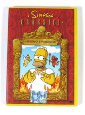 PRL) DVD VIDEO I SIMPSON CLASSICI INFERNO E PARADISO 4 CARTONI ANIMATI CARTOONS