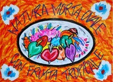 DIPINTO PUBBLICATO DI BRUNO DONZELLI ugo nespolo luca alinari mark kostabi