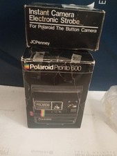 Polaroid Vintage Anni 80 Nella Sua Scatola + Accessori