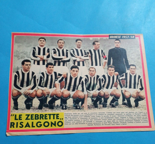 Squadra calcio udinese 1957 - squadra,