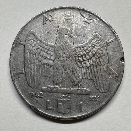 1942 italia lira moneta - 1942,