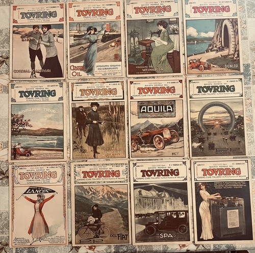 Rivista touring club anno 1911 - rivista,