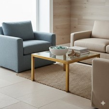 Tavolino Vintage Ottone Piano