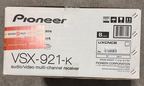 New pioneer vsx 921 - new,