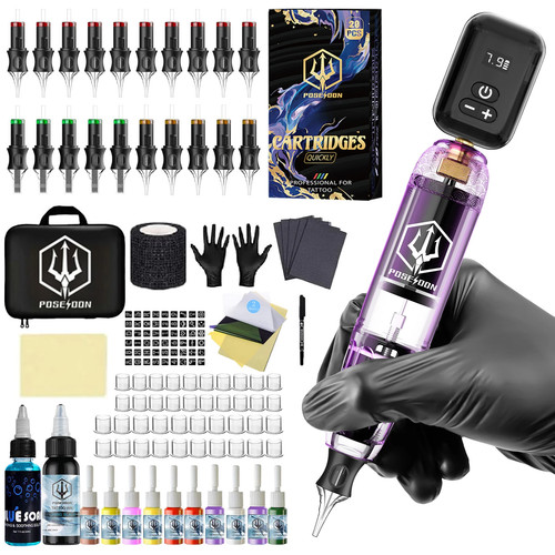 Kit penna tatuaggio wireless - kit,