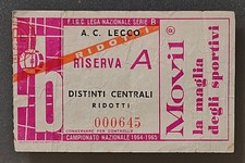 BIGLIETTO CALCIO LECCO PADOVA