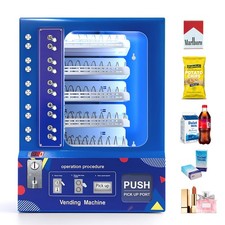 Distributore automatico snack da parete mini slot commerciale cibo snack pagamento monete