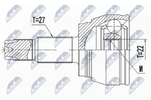 Kit giunti albero motore nty - motore,