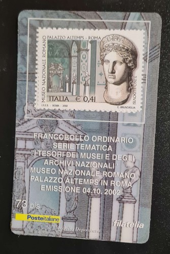 Italia 2002 tessera - 2002, filatelica