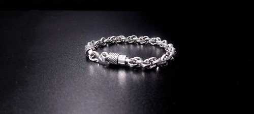 Bracciale snake unisex argento - bracciale,